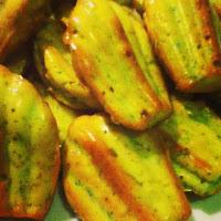 Madeleine salate con prosciutto cotto e zucchine