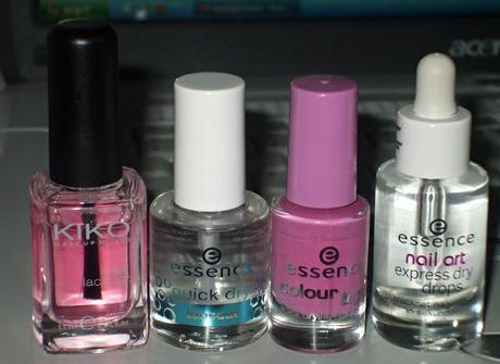 Review Essence: Top Coat Quick Dry + Express dry drops