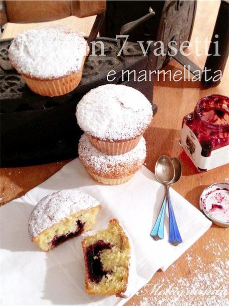 Muffin 7 vasetti e marmellata