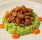 Risotto con piselli, pollo e burro Occelli