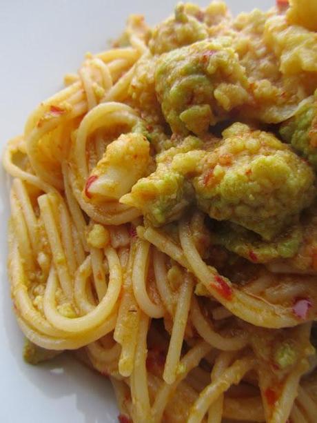 Spaghetti Gluten-Free con Broccolo Romano e 'Nduja .
