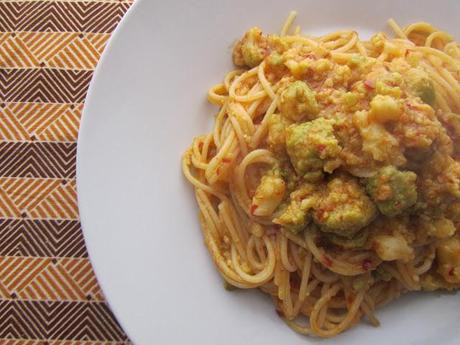 Spaghetti Gluten-Free con Broccolo Romano e 'Nduja .