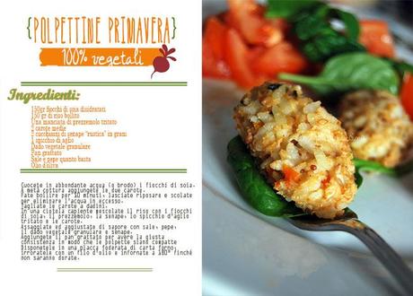 Polpettine Primavera (ricetta 100% veg)