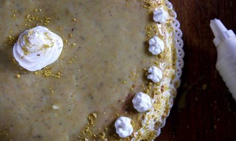 Torta con crema semplice al pistacchio per tutti i papà!