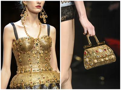 Dolce & Gabbana fall/winter 13/14: Normans art in Sicily.