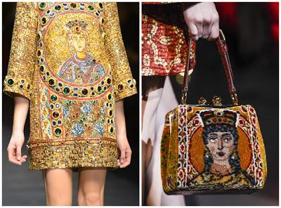 Dolce & Gabbana fall/winter 13/14: Normans art in Sicily.