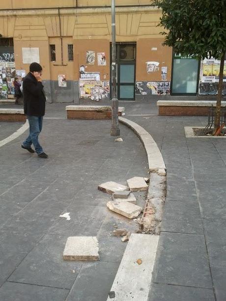 San Lorenzo, Piazza dell'Immacolata. Proprio immacolata immacolata non è, eh...