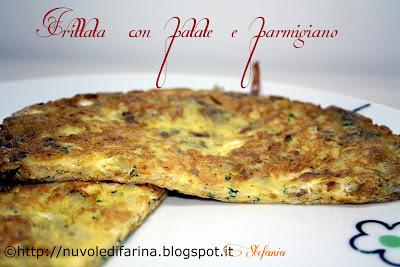 Frittata con patate e parmigiano