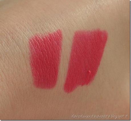 Mac Impassioned Vs Sleek Candy Cane swatch