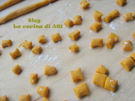 gnocchetti di zucca con formaggi gratinati al forno la cucina di ASI