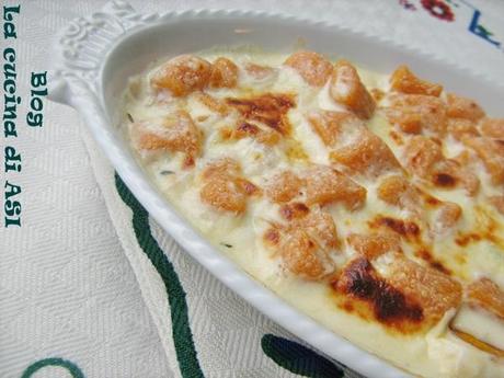 GNOCCHETTI di zucca con formaggi gratinati La cucina di ASI