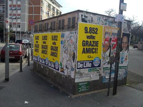 Per essere votati imbrattano, per ringraziare imbrattano. Evidentemente pensano proprio che questo sia il canale che i cittadini prediligono. Vale anche per voi?