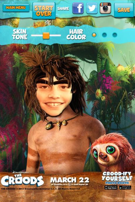 The Croods: Crood-ify Yourself iPhone