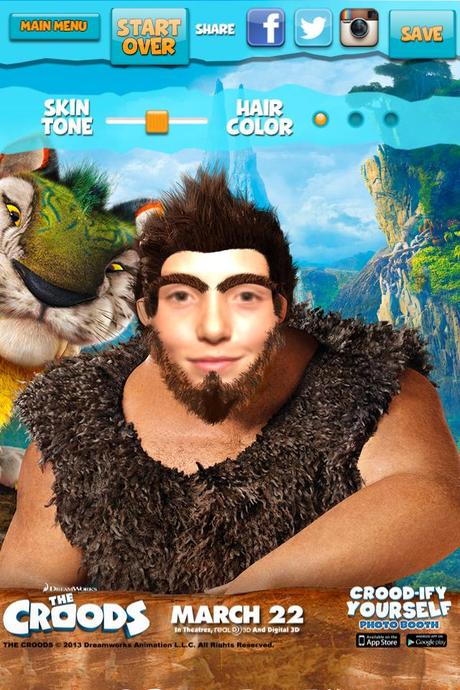 The Croods: Crood-ify Yourself iPhone