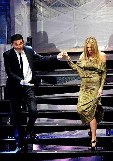 ILARY BLASI OSCAR TV 2013 TEATRO ARISTON SANREMO