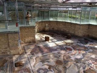 Sicilia. La Villa del Casale e i suoi mosaici.