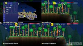Terraria : nuove immagini mostrano il multiplayer della versione console