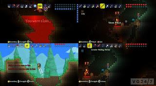 Terraria : nuove immagini mostrano il multiplayer della versione console