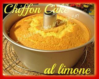 CHIFFON CAKE SOFFICISSIMO AL LIMONE  - CON E SENZA BIMBY