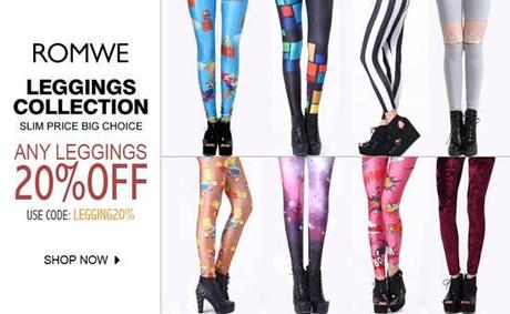 Promozione Leggins Romwe 