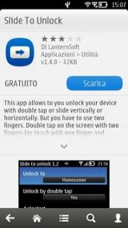Versione 1.4 per Slide ti Unlock.