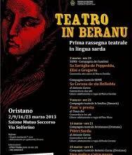 Teatro in Beranu Oristano Sabato 16 Marzo 2013 Pibiri sardu