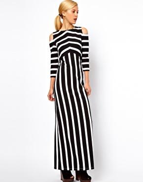 Maxi dress a righe