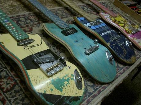 Guitars from skateboards