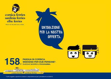 TRAGHETTI: CORSICA FERRIES, OVAZIONE PER L'OFFERTA DI PAQUA