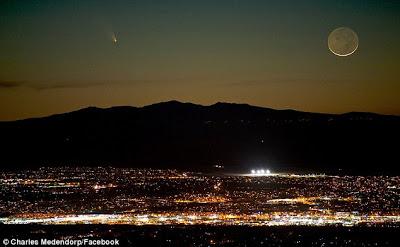 Il passaggio della cometa Panstarrs