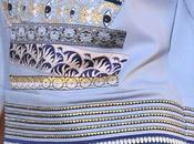 Stampe, patterns effetti superficie dalla settimana della moda parigi