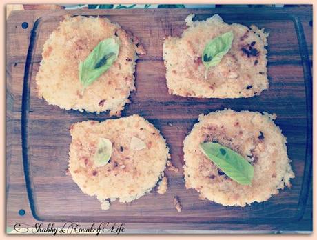 Frittelline di riso al morbido taleggio