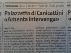 Uno stralcio dell'articolo uscito sul Giornale di Sicilia (per gentile concessione dell'autore Marco Petrolito, che ringraziamo)