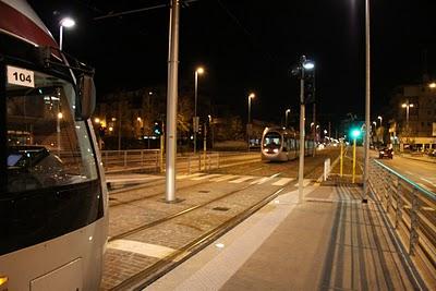 sul tram della notte