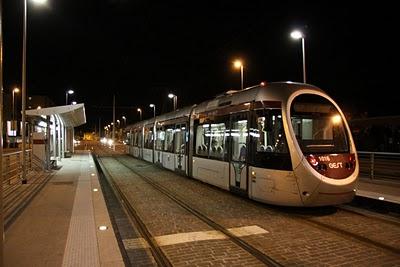 sul tram della notte