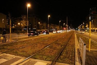 sul tram della notte