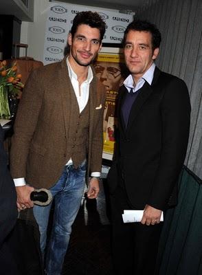 David Gandy alla proiezione di Clive Owen