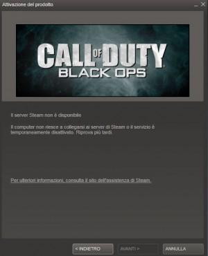 Call of Duty Black Ops: installazione impossibile, Steam è un bidone