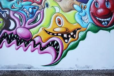 Kenny Scharf Mural in New York City