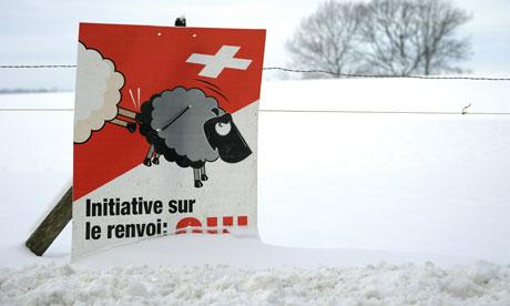 Swiss People's party poster