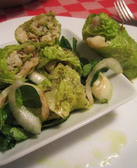 INVOLTINI DI MERLUZZO CON OLIO AROMATIZZATO ALLE NOCI E PISTACCHI di Dolcipensieri