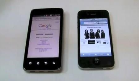 LG Star hands on video e confronto con iPhone 4