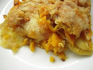 Gratin di zucca e patate