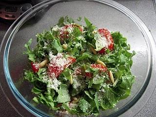 Insalata di rucola e parmigiano