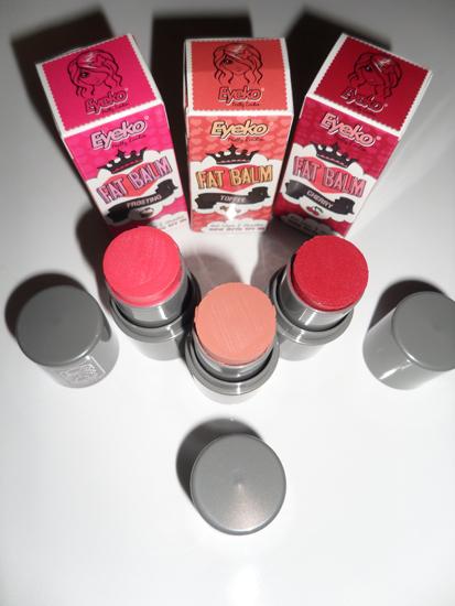Eyeko Fat Balm: Frosting, Toffee, Cherry [Foto]