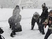 Snow around Europe