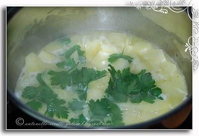 Zuppa di Patate  e prezzemolo!