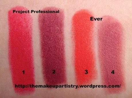 Swatches rossetti Project Professional e Ever