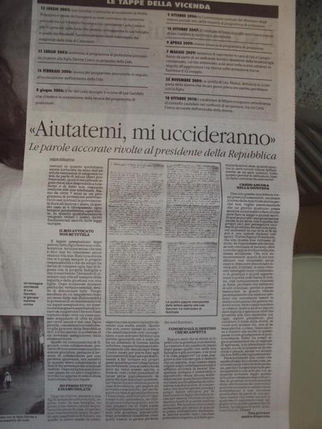 Una lettera pubblicata tardivamente.