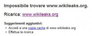 Wikileaks: sito oscurato. Appello su Twitter. Accessibile via IP